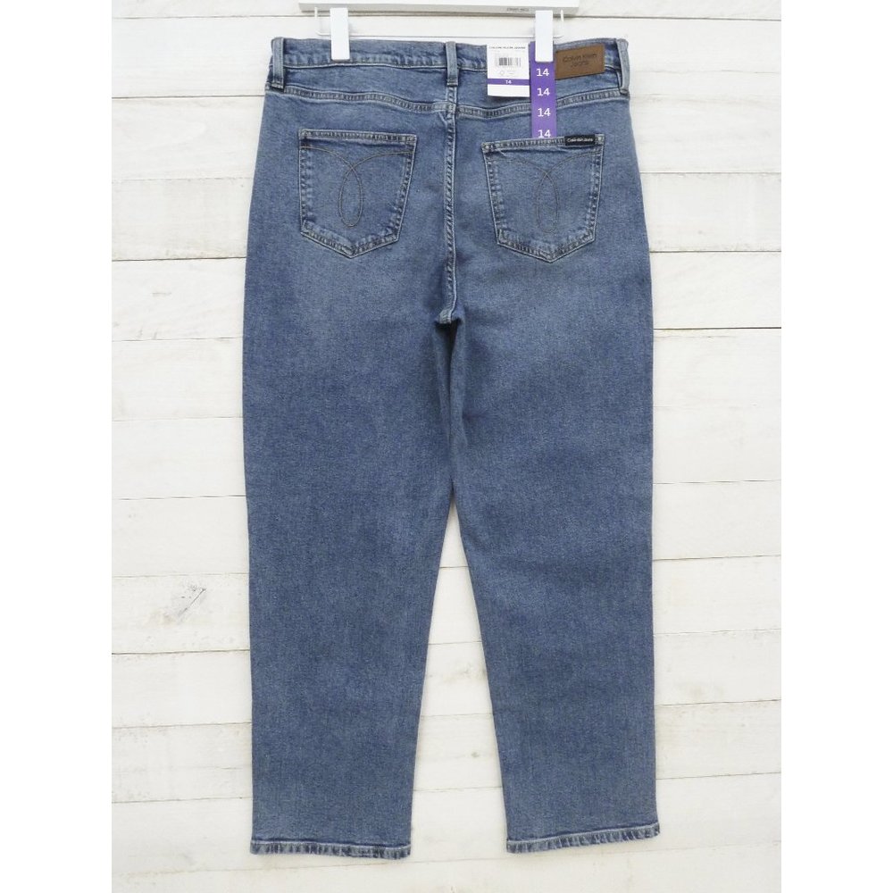 Calvin Klein Women's Straight Leg Jeans • Melody • Sz 14 • NWT